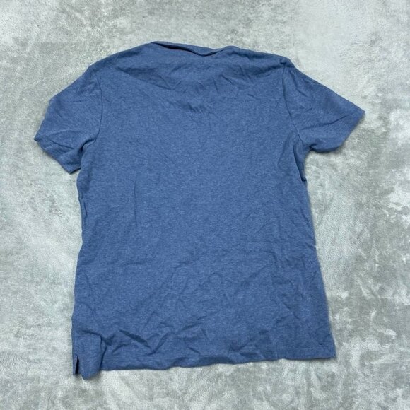 Banana Republic Mens Collared Blue Polo Shirt Medium 100% Cotton a0882 - Picture 6 of 7